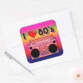 Boombox 80's Retro Stickers (Envelop)