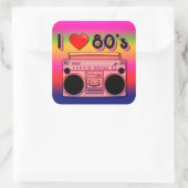 Boombox 80's Retro Stickers (Tas)