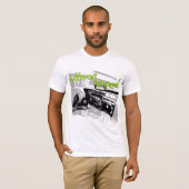 Boombox-bitmap T-shirt (Voorkant volledig)