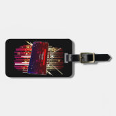 Boombox Blast Bagagelabel (Voorkant horizontaal)