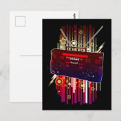 Boombox Blast Briefkaart (Voorkant / Achterkant)