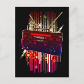 Boombox Blast Briefkaart (Voorkant)