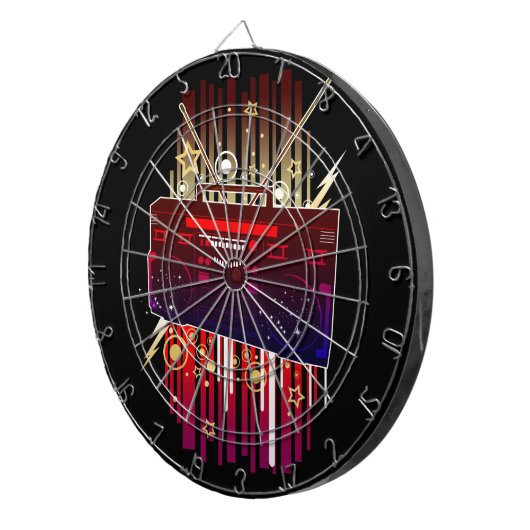 Boombox Blast Dartbord (Voorkant Rechts)