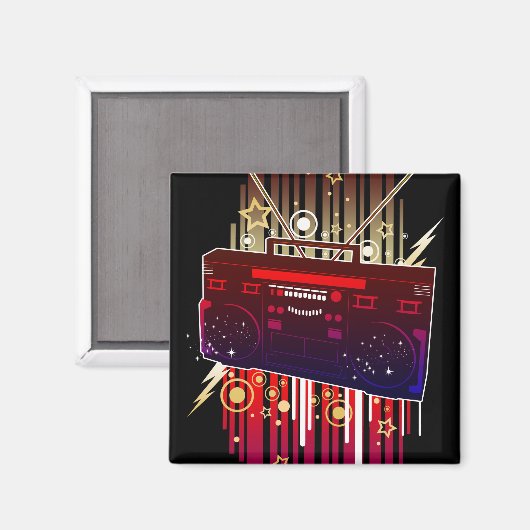 Boombox Blast Magneet (Voorkant / Achterkant)