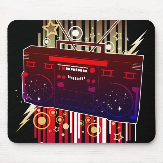 Boombox Blast Muismat (Voorkant)