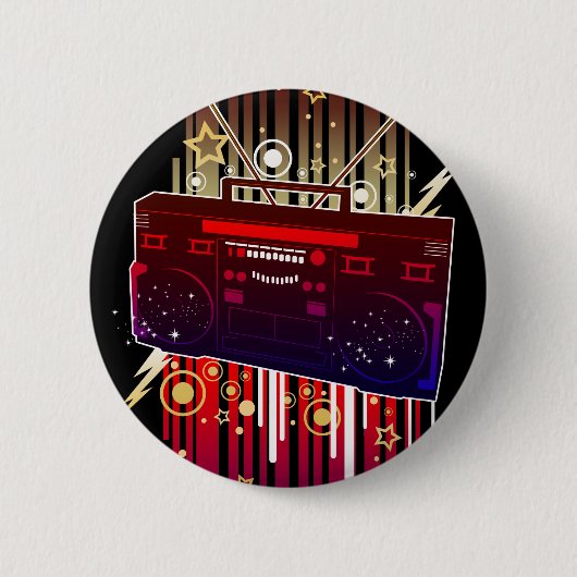 Boombox Blast Ronde Button 5,7 Cm (Voorkant)