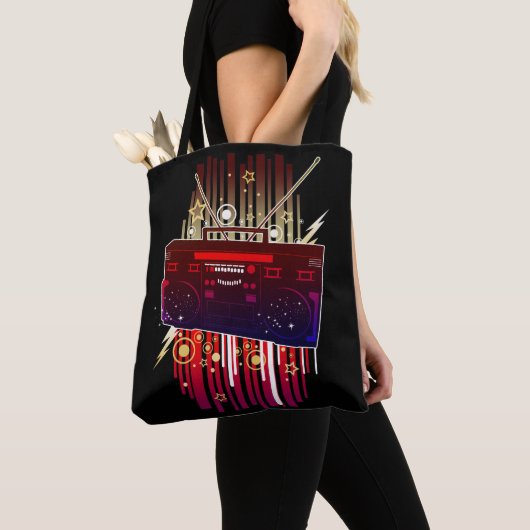 Boombox Blast Tote Bag (Dichtbij)