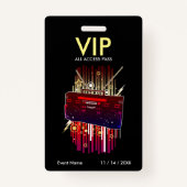 Boombox Blast VIP-toegangspas Badge (Achterkant)