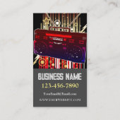 Boombox Blast Visitekaartje (Achterkant)