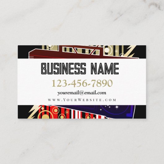 Boombox Blast Visitekaartje (Achterkant)