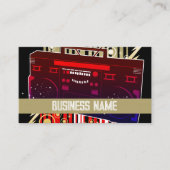 Boombox Blast Visitekaartje (Voorkant)