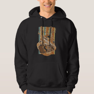 Boombox Boogie Retro 80s Halloween Danske Hoodie