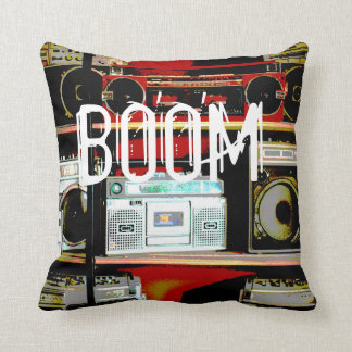 Boombox Boombox Retro 1980s 80s Kleurrijke Vintage Kussen