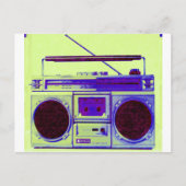 Boombox Briefkaart (Voorkant)