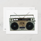 Boombox Briefkaart (Voorkant / Achterkant)