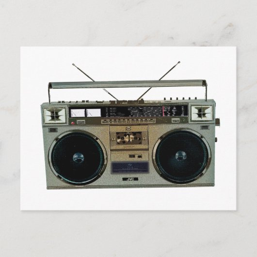 Boombox Briefkaart (Voorkant)