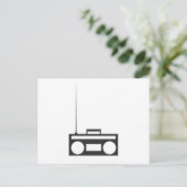 Boombox Briefkaart (Staand voorkant)