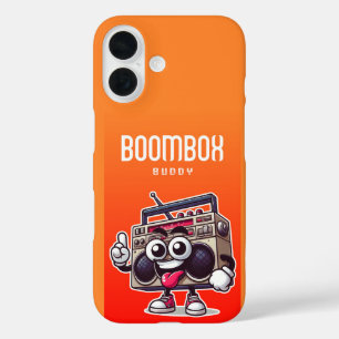 Boombox Buddy iPhone 16 Hoesje