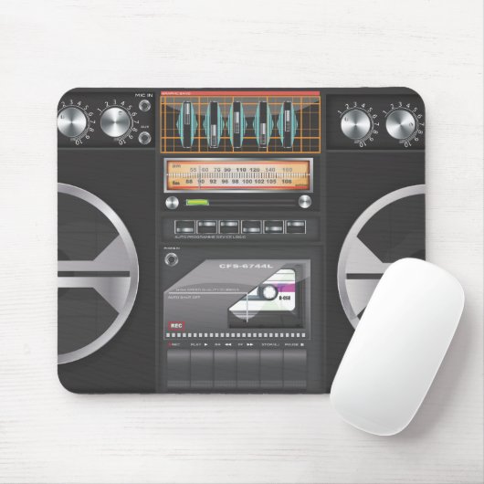 Boombox Ghetto Blaster Muismat (Met muis)