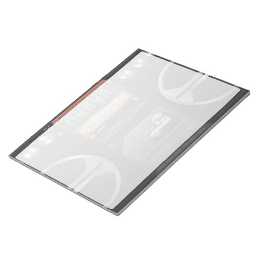 Boombox Ghetto Blaster Notitieblok (Schuin)