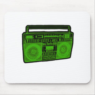 boombox ghetto blaster radio muismat