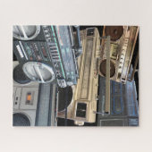 Boombox Ghetto Blaster uit 80-inch benomen Legpuzzel (Horizontaal)