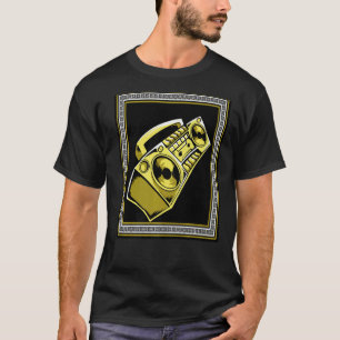 Boombox Ghettoblaster Stereo Hip Hop Drip Urban T-shirt