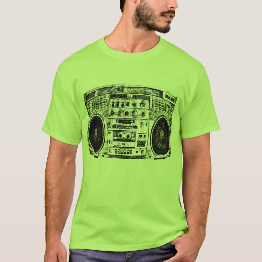 Boombox graffiti t-shirt (Voorkant)