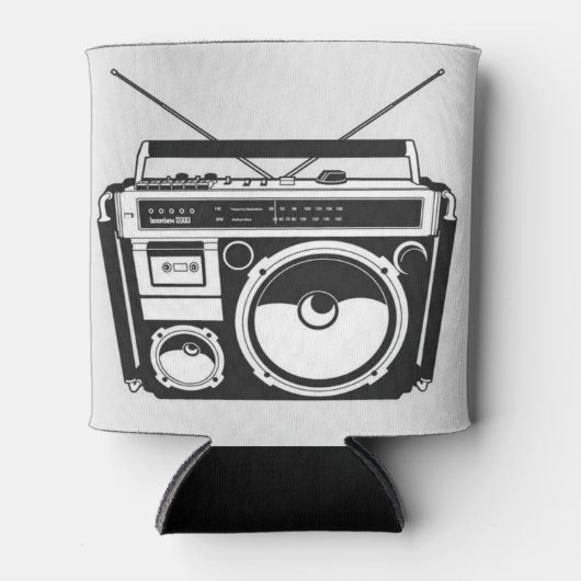 Boombox Grey Blikjeskoeler (Voorkant)