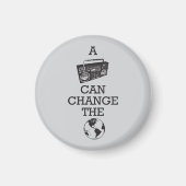 Boombox kan de wereld veranderen magneet (Voorkant)