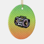 Boombox Keramisch Ornament (Rechts)