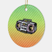 Boombox Keramisch Ornament (Links)