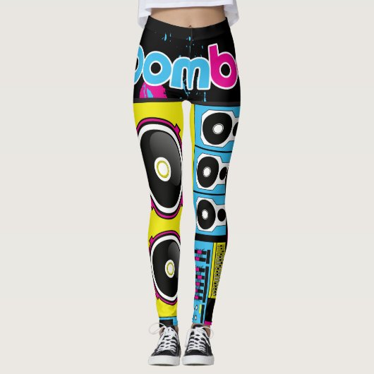 Boombox-leggings Leggings (Voorkant)