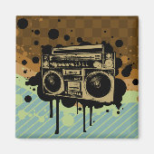 Boombox Magneet (Voorkant)