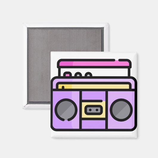 Boombox Magneet (Voorkant / Achterkant)