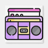 Boombox Magneet (Voorkant)
