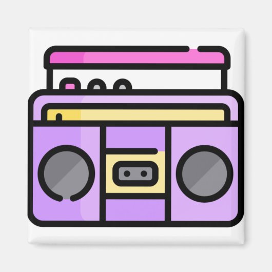 Boombox Magneet (Voorkant)