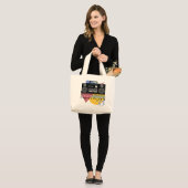 Boombox Nation 83 Grote Tote Bag (Voorkant (model))
