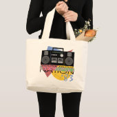 Boombox Nation 83 Grote Tote Bag (Voorkant (product))