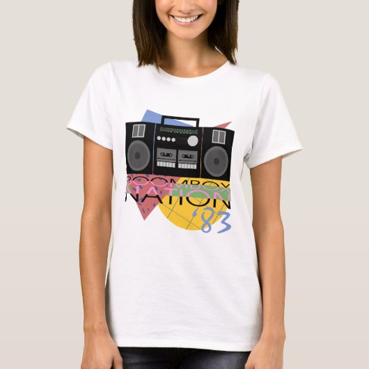 Boombox Nation 83 T-shirt (Voorkant)