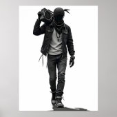 Boombox Poster (Voorkant)