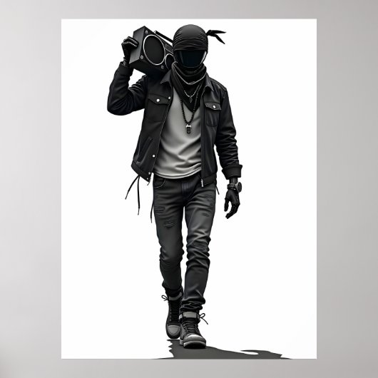 Boombox Poster (Voorkant)