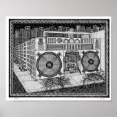 Boombox Poster (Voorkant)