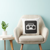 Boombox Radio 80's Sierkussen Decor (Stoel)