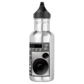 Boombox Radio Grafisch Waterfles (Rechts)