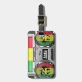 boombox-regeling bagagelabel (Voorkant verticaal)