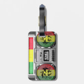 boombox-regeling bagagelabel (Achterkant verticaal)