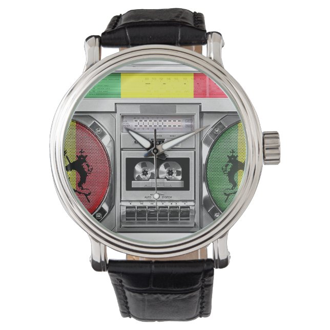 boombox-regeling horloge (Voorkant)