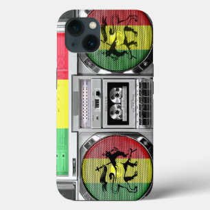 boombox reggae iPhone 13 hoesje