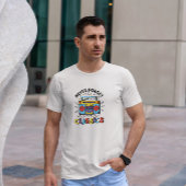 Boombox Retro Colorful T-shirt